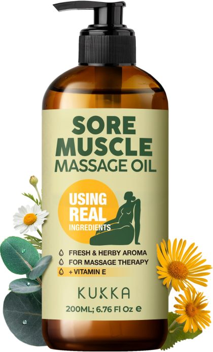 Sore Muscle Massage Oil 200ml