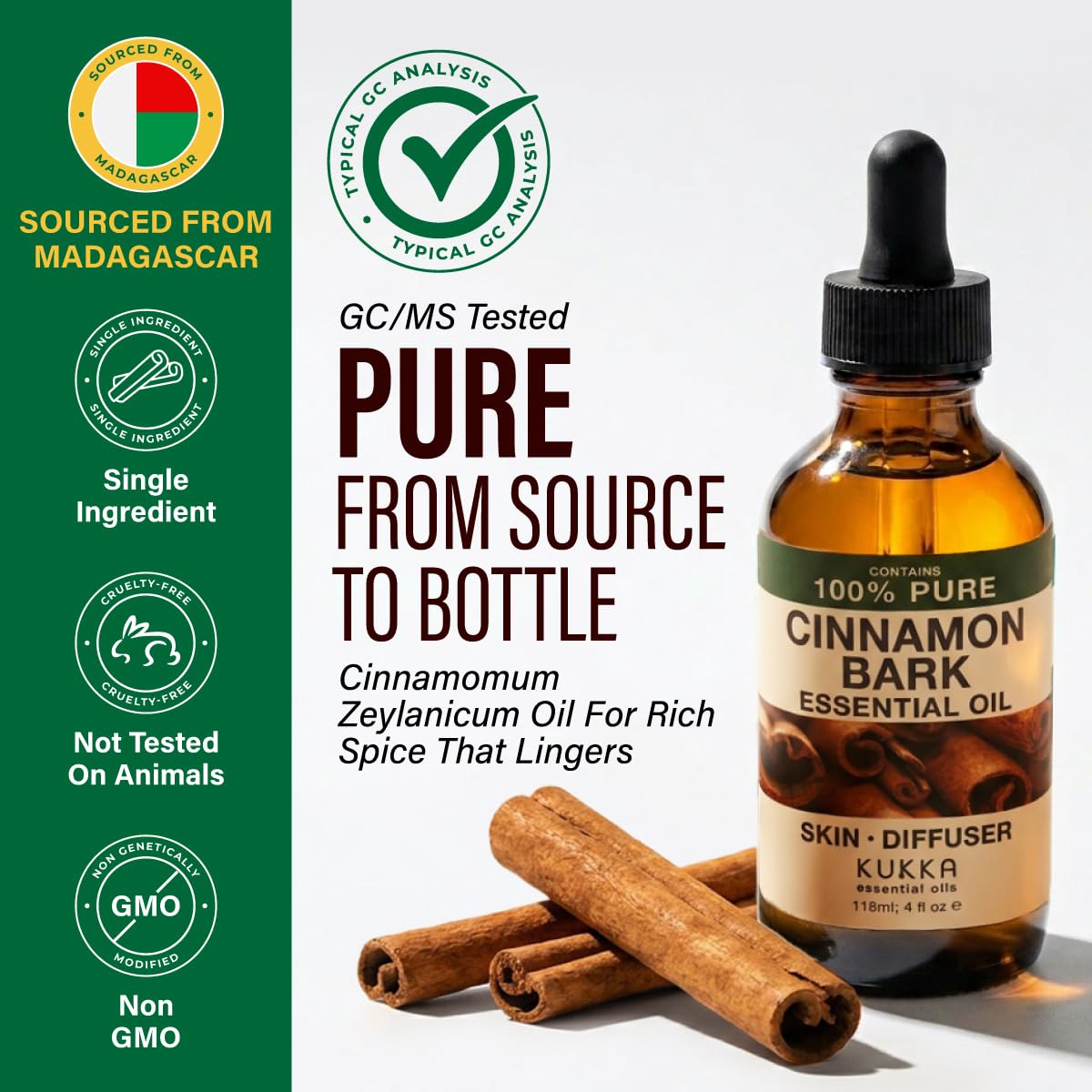 Cinnamon Bark Essential Oil Single 4oz - Image 3
