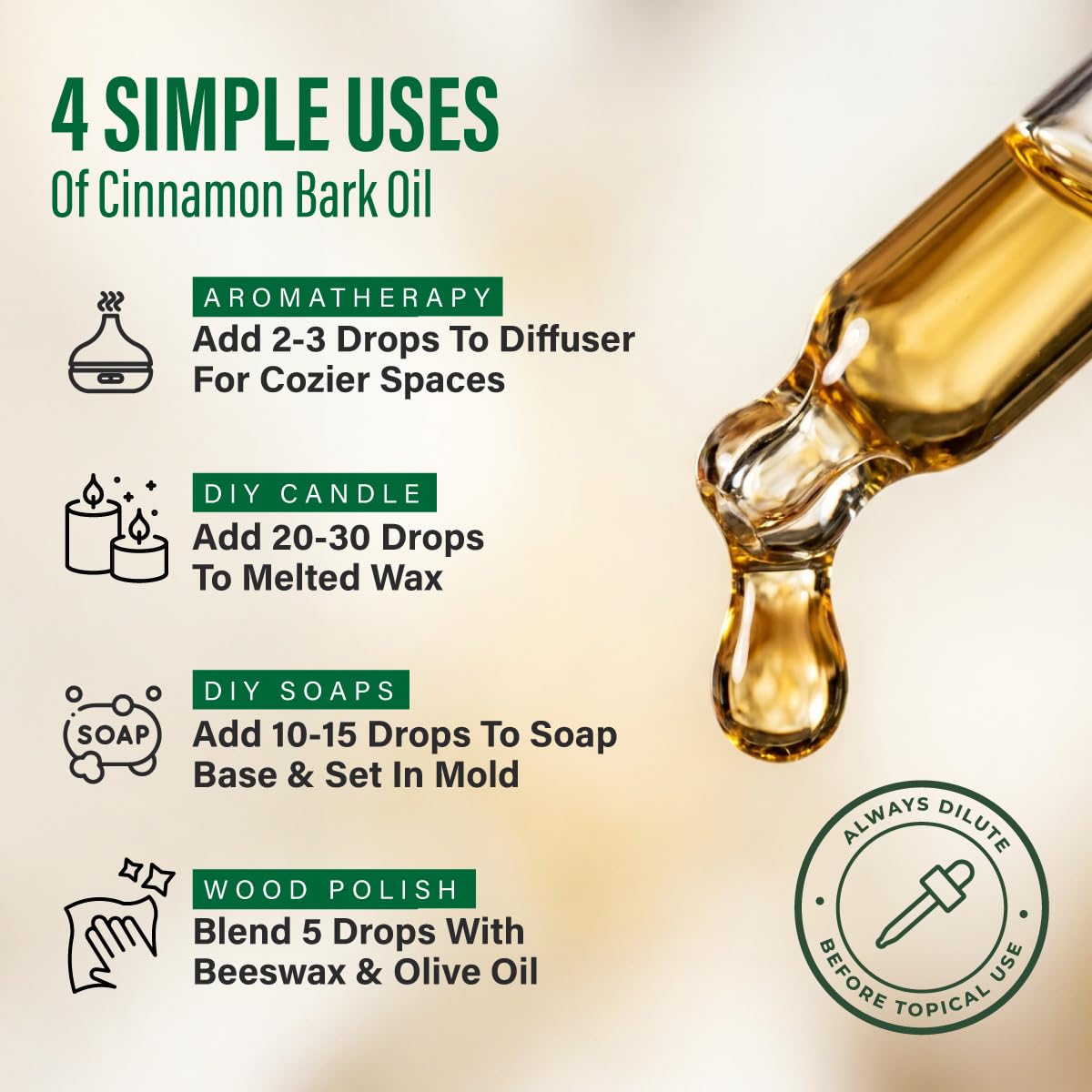 Cinnamon Bark Essential Oil Single 4oz - Image 4