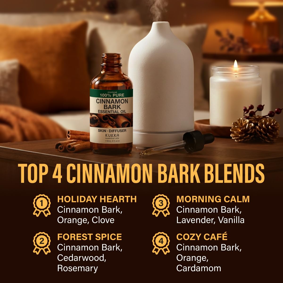 Cinnamon Bark Essential Oil Single 4oz - Image 6